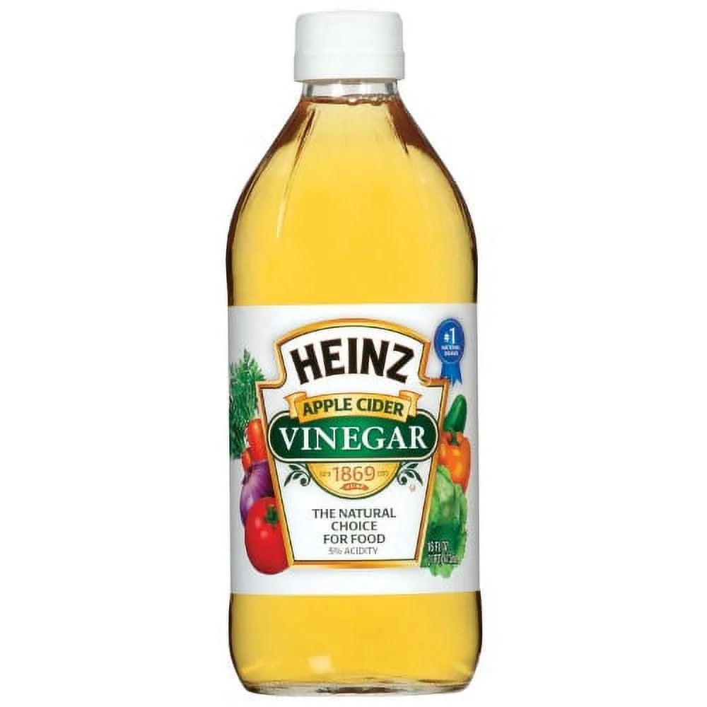 HEINZ APPLE VINEGAR 12/16 OZ*