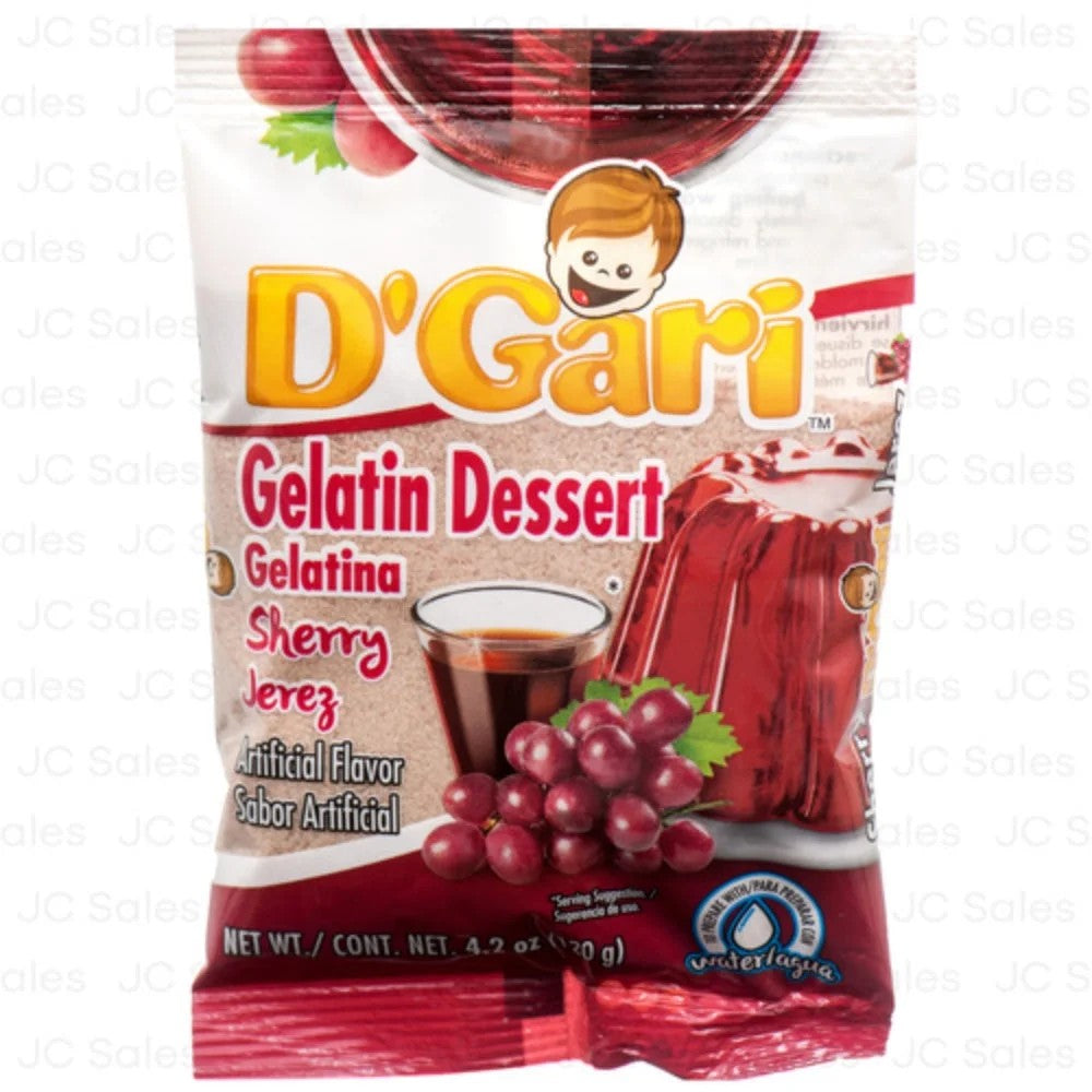 D'GARI GELATIN JEREZ 24/4.2 OZ