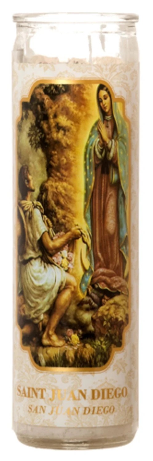 VELADORA CANDLE SAN JUAN DIEGO