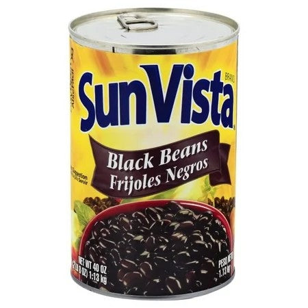 SUN VISTA BLACK BEANS 12/40