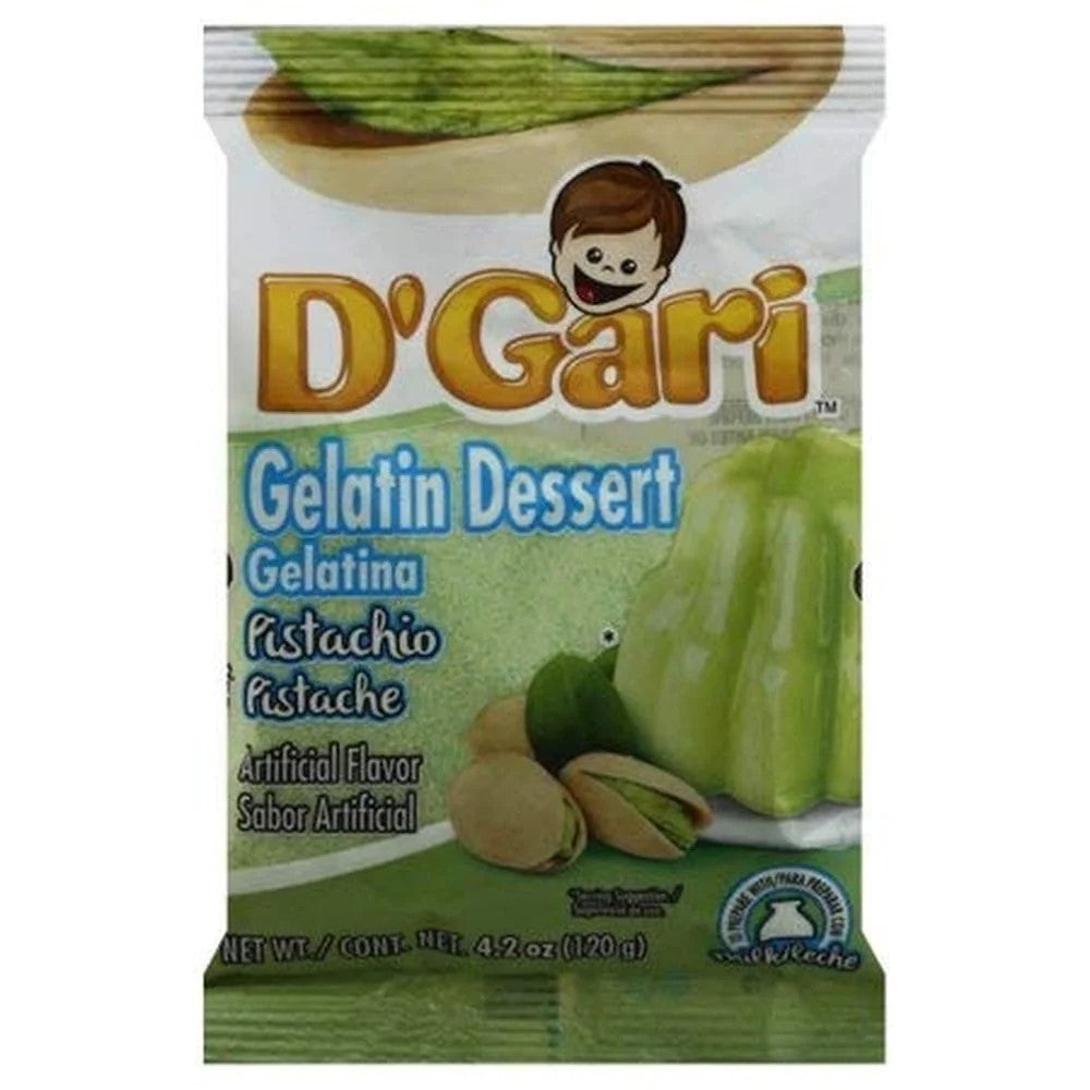 D'GARI GELATIN PISTACHO 24/4.2 OZ