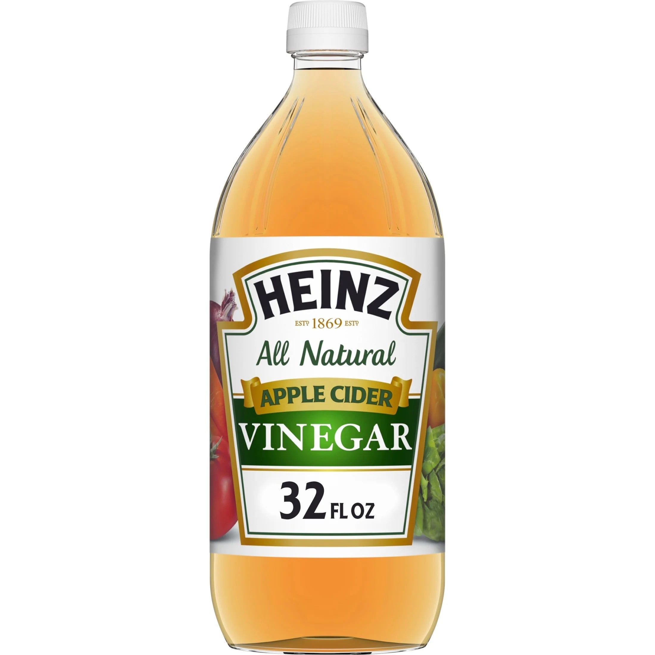 HEINZ APPLE VINEGAR 12/32 OZ*