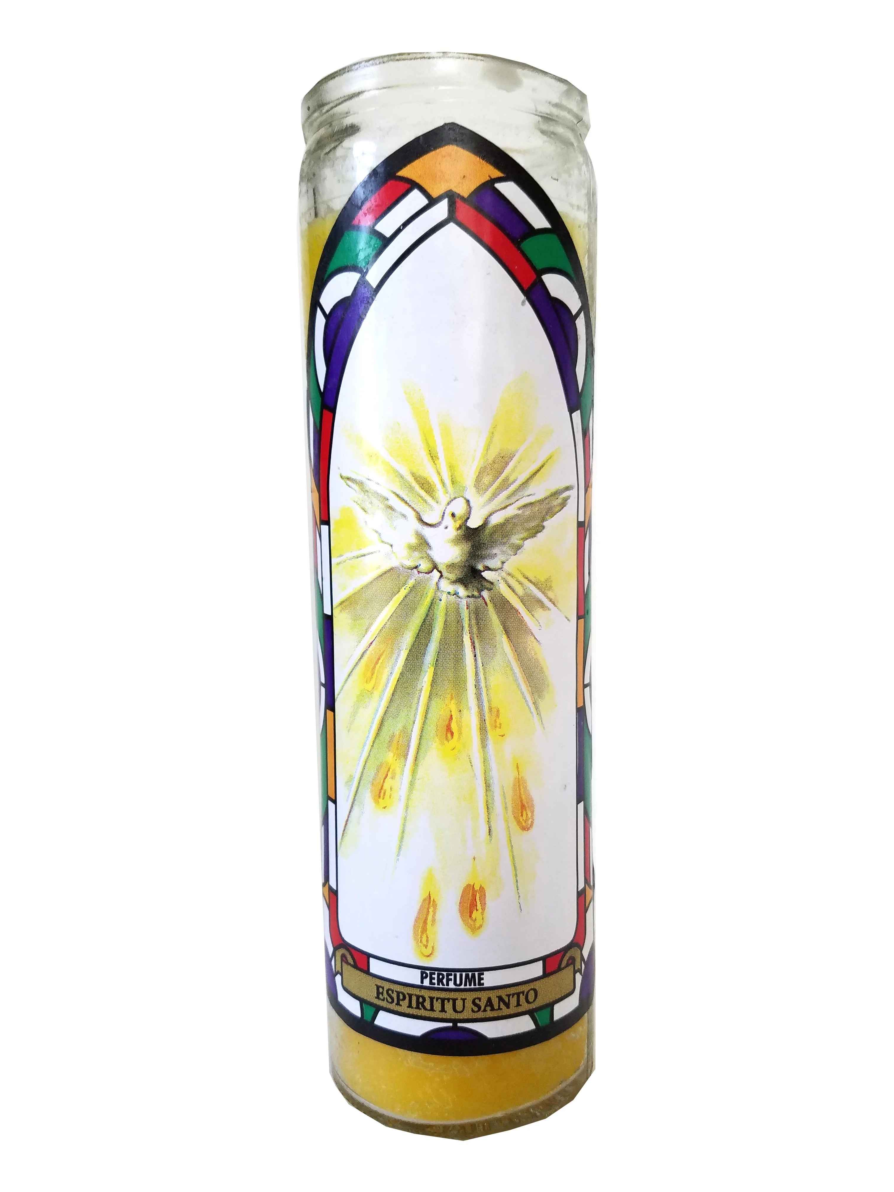 VELADORA CANDLE ESPIRITU SANTO
