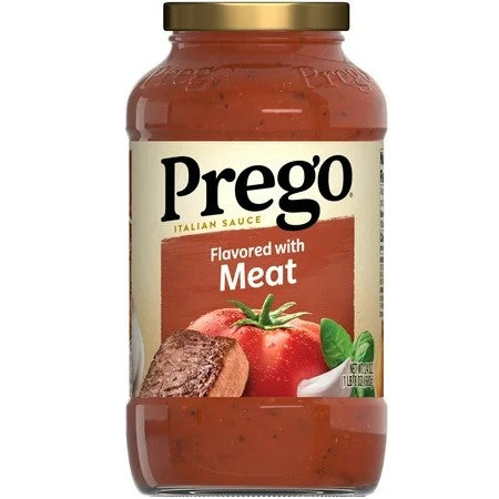 PREGO WITH MEAT 12/24 OZ*