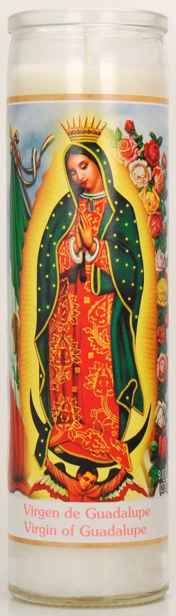 VELADORA CANDLE VIRGEN DE GUADALUPE