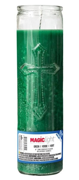 VELADORA CANDLE SOLID GREEN