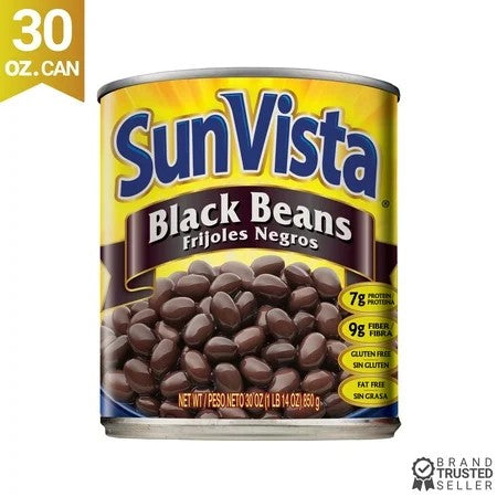 SUN VISTA BLACK BEANS 12/30