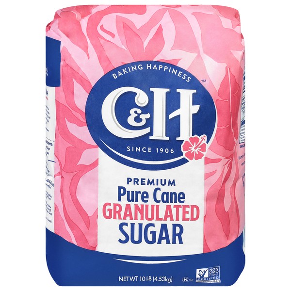 C & H SUGAR 4/10 LB