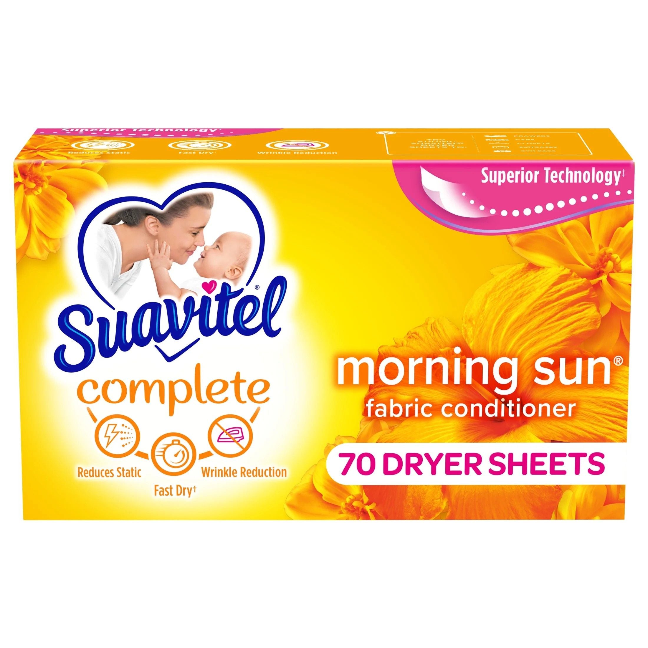 SUAVITEL FABRIC SHEETS 15/20CT