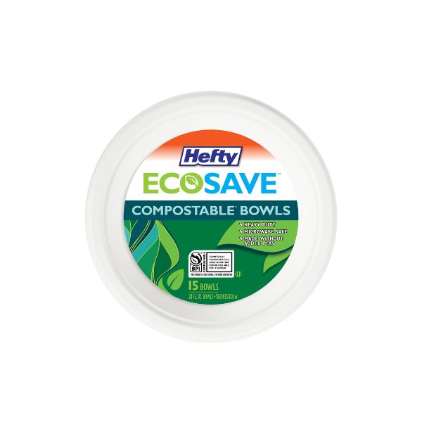 HEFTY PAPER BOWLS 12/15/28 OZ