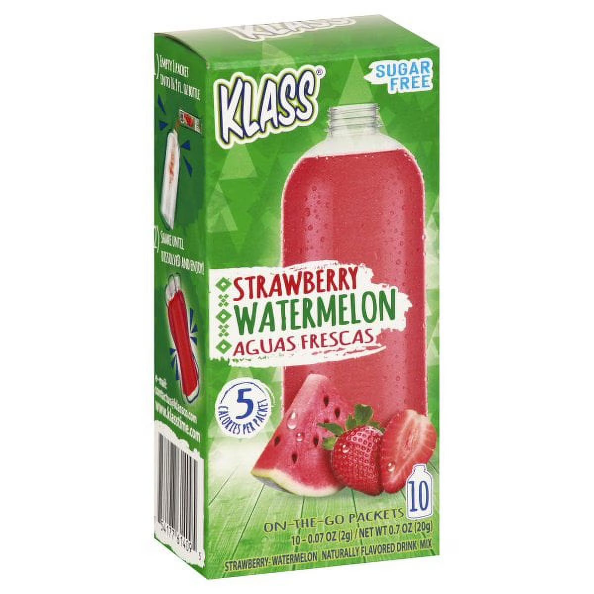KLASS STRAW-WATERMELON 12/0.07