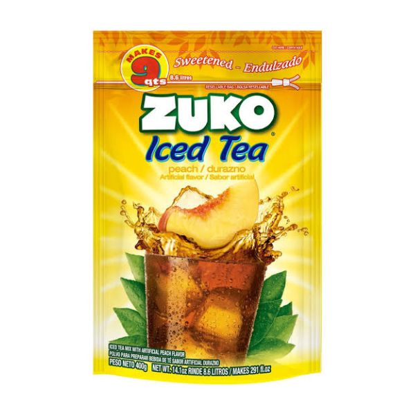 ZUKO ICE TEA PEACH 96/0.9 OZ